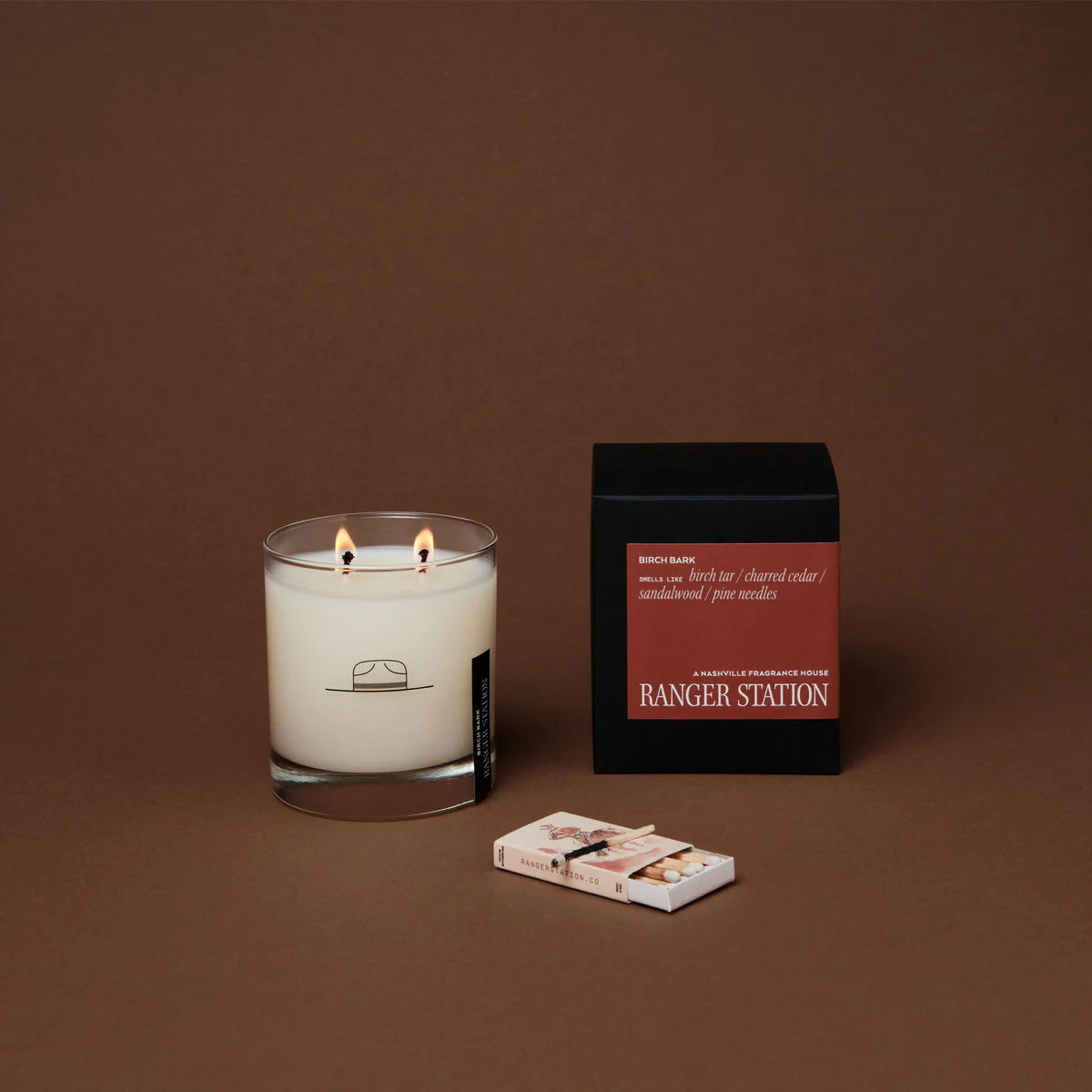 BIRCH BARK CANDLE